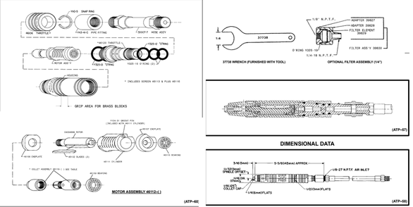 Part Location Diagram of 46102 Ingersoll Rand Blade